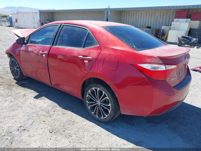 2014 Toyota Corolla VIN 5YFBURHE0EP057491 IAAI salvage auction — FRONT END, Salvage (California), sold $1,200 on 2026-07-13 (photo 3)
