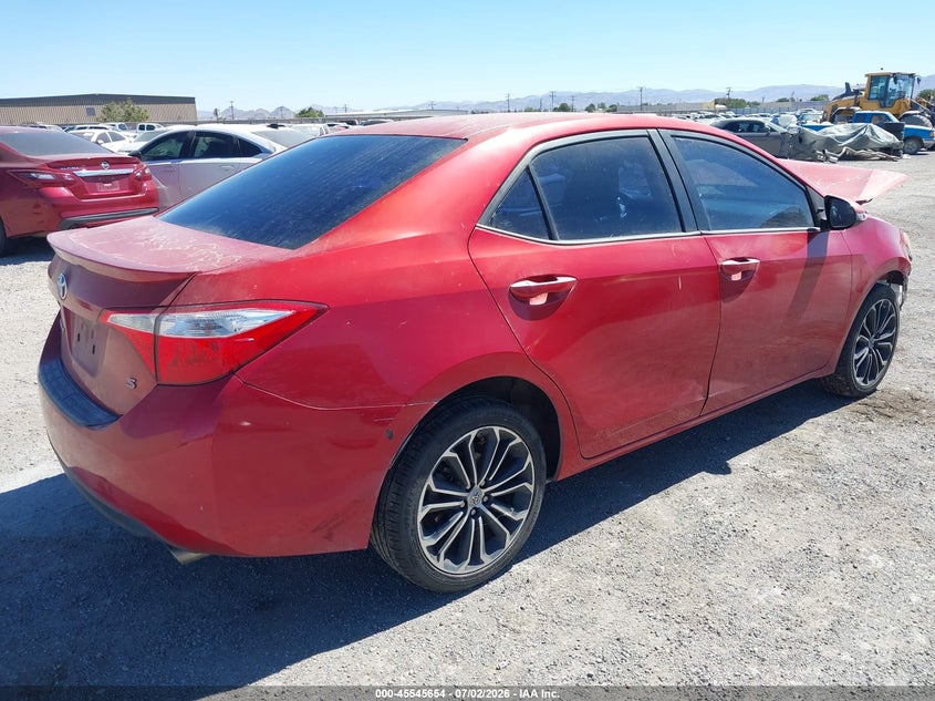 2014 Toyota Corolla VIN 5YFBURHE0EP057491 IAAI salvage auction — FRONT END, Salvage (California), sold $1,200 on 2026-07-13 (photo 4)