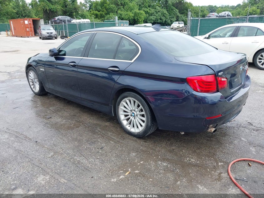 2011 BMW 5 series VIN WBAFU7C58BC873136 IAAI salvage auction — REAR END, Salvage - Greater Than 75% (Maryland), sold $1,000 on 2026-07-23 (photo 3)