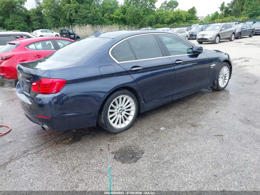 2011 BMW 5 series VIN WBAFU7C58BC873136 IAAI salvage auction — REAR END, Salvage - Greater Than 75% (Maryland), sold $975 on 2026-07-22 (photo 4)
