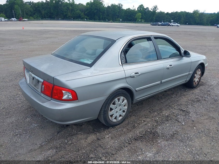 2003 Kia Optima VIN KNAGD126935202463 IAAI salvage auction — NORMAL WEAR, Clear (Alabama), sold $325 on 2026-07-08 (photo 4)
