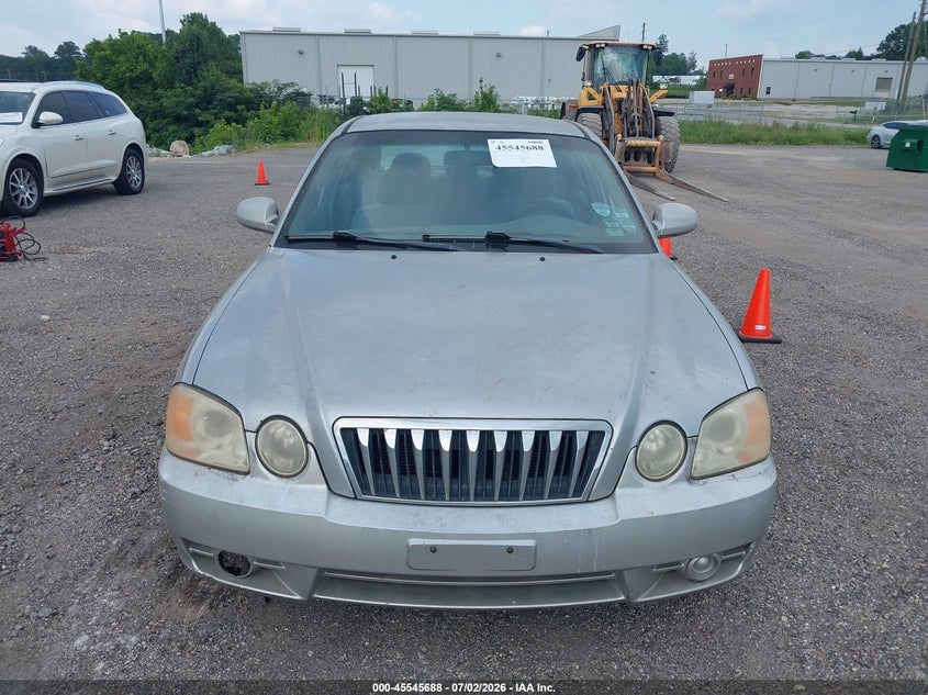 2003 Kia Optima VIN KNAGD126935202463 IAAI salvage auction — NORMAL WEAR, Clear (Alabama), sold $325 on 2026-07-08 (photo 6)