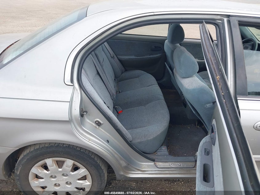 2003 Kia Optima VIN KNAGD126935202463 IAAI salvage auction — NORMAL WEAR, Clear (Alabama), sold $325 on 2026-07-08 (photo 8)