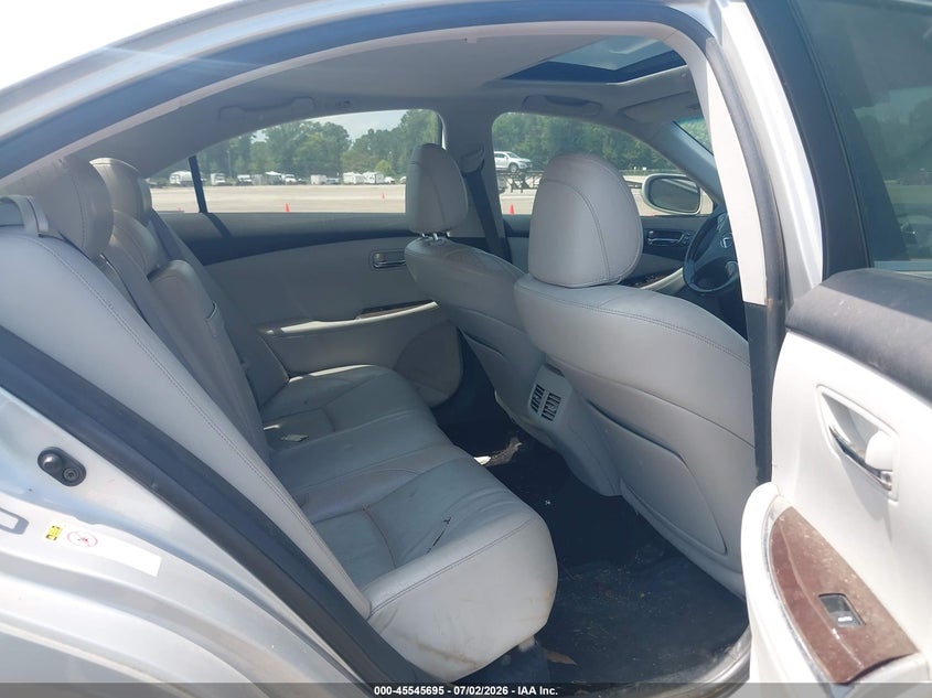 2012 Lexus Es 350 VIN JTHBK1EG7C2488739 IAAI salvage auction — NORMAL WEAR, Clear (Alabama), sold $2,200 on 2026-07-15 (photo 8)