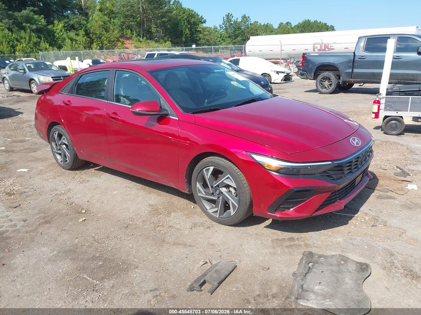2025 Hyundai Elantra VIN KMHLP4DG6SU024897 IAAI salvage auction — REAR END, Enterprise Vehicles Clear Only (Tennessee), sold $3,150 on 2026-07-08 (photo 1)