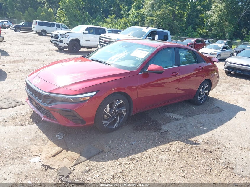 2025 Hyundai Elantra VIN KMHLP4DG6SU024897 IAAI salvage auction — REAR END, Enterprise Vehicles Clear Only (Tennessee), sold $3,150 on 2026-07-08 (photo 2)