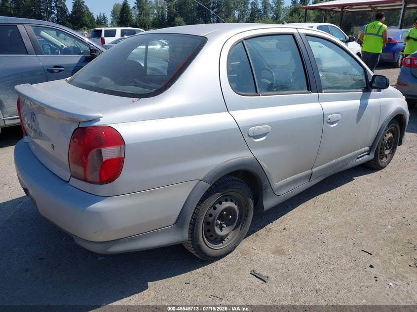 2002 Toyota Echo VIN JTDBT123120246068 IAAI salvage auction — NORMAL WEAR, Salvage Title, sold $275 on 2026-07-29 (photo 4)