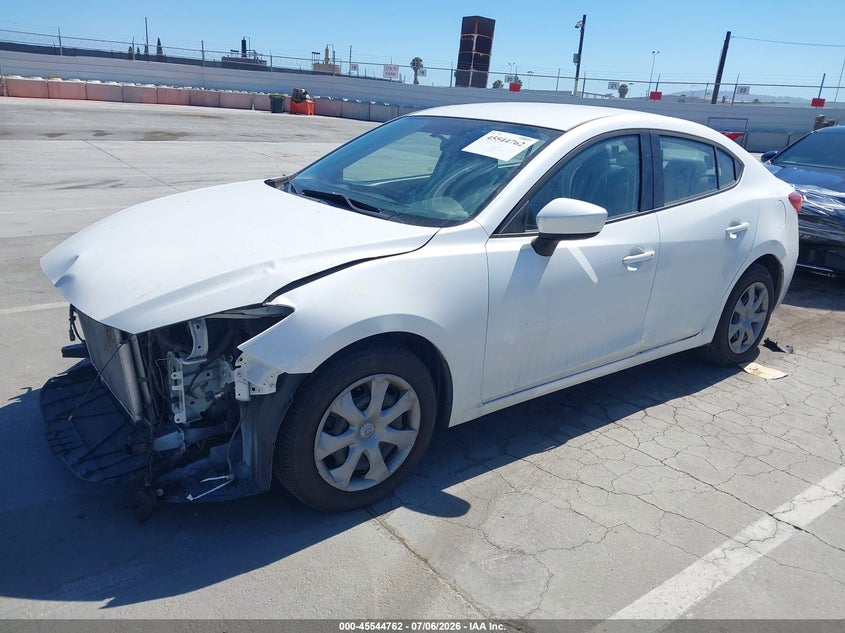 2014 Mazda 3 VIN JM1BM1U77E1180265 IAAI salvage auction — FRONT END, Salvage (California), sold $1,450 on 2026-07-17 (photo 2)