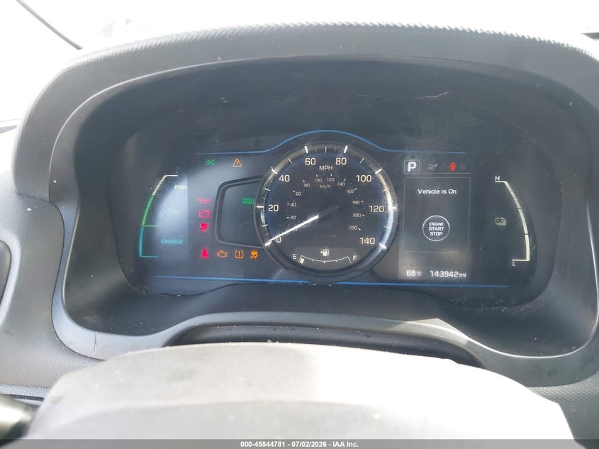 2019 Hyundai Ioniq hybrid VIN KMHC65LC3KU162338 IAAI salvage auction — NORMAL WEAR, App For Dup Clear (California), sold $25 on 2026-07-09 (photo 7)