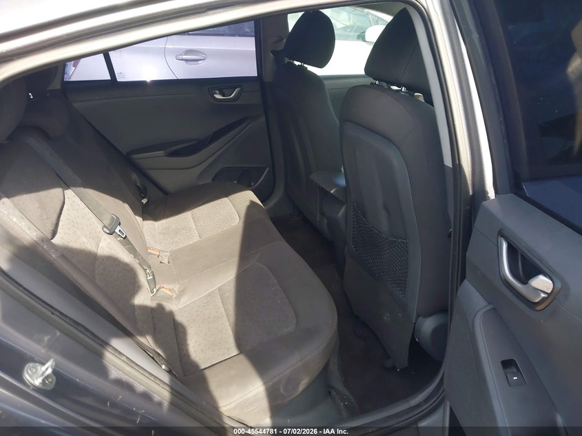 2019 Hyundai Ioniq hybrid VIN KMHC65LC3KU162338 IAAI salvage auction — NORMAL WEAR, App For Dup Clear (California), sold $25 on 2026-07-09 (photo 8)