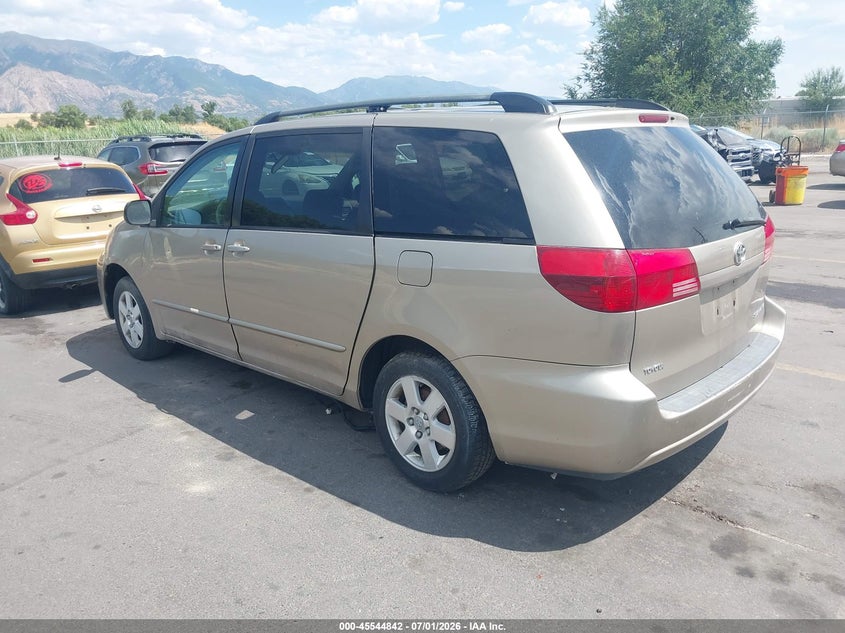 2004 Toyota Sienna VIN 5TDZA23C54S121292 IAAI salvage auction — NORMAL WEAR, Clear (Utah), sold $325 on 2026-07-09 (photo 3)