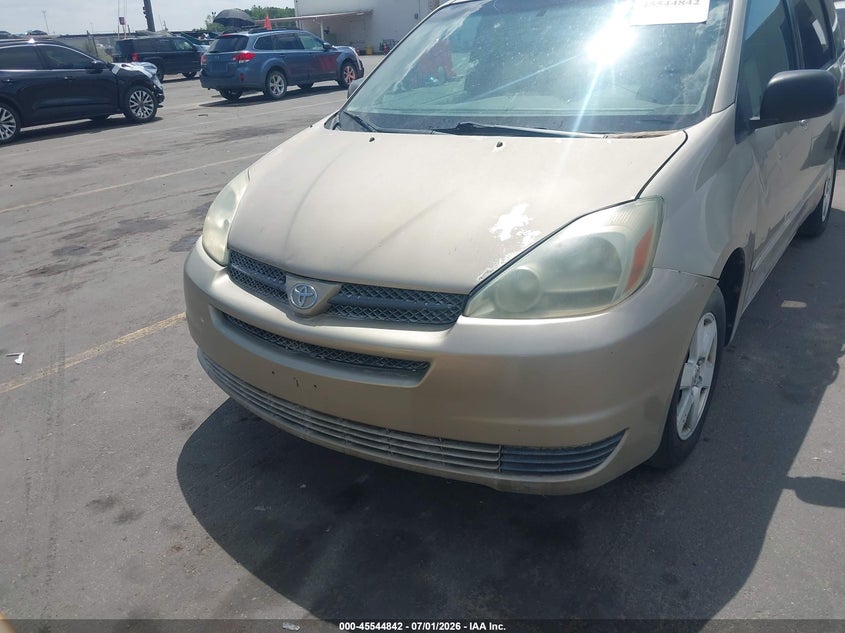 2004 Toyota Sienna VIN 5TDZA23C54S121292 IAAI salvage auction — NORMAL WEAR, Clear (Utah), sold $325 on 2026-07-09 (photo 6)