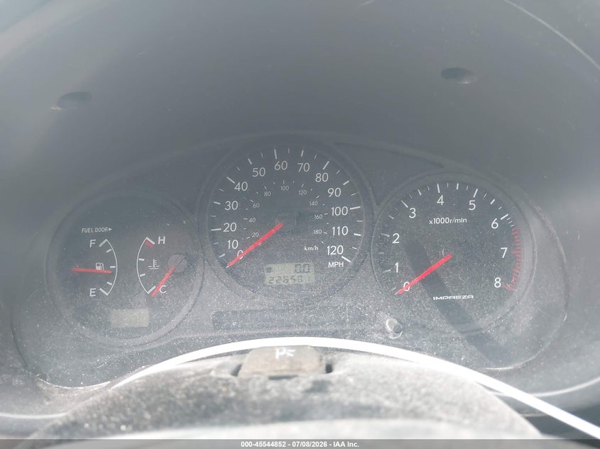 2006 Subaru Impreza VIN JF1GG67696G805881 IAAI salvage auction — NORMAL WEAR, Clear (Pennsylvania), sold $375 on 2026-07-29 (photo 7)