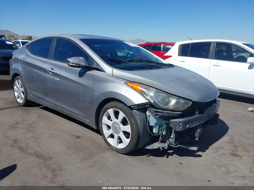2011 Hyundai Elantra VIN KMHDH4AE2BU152493 IAAI salvage auction — FRONT & REAR, Salvage (Arizona), sold $450 on 2026-07-10 (photo 1)