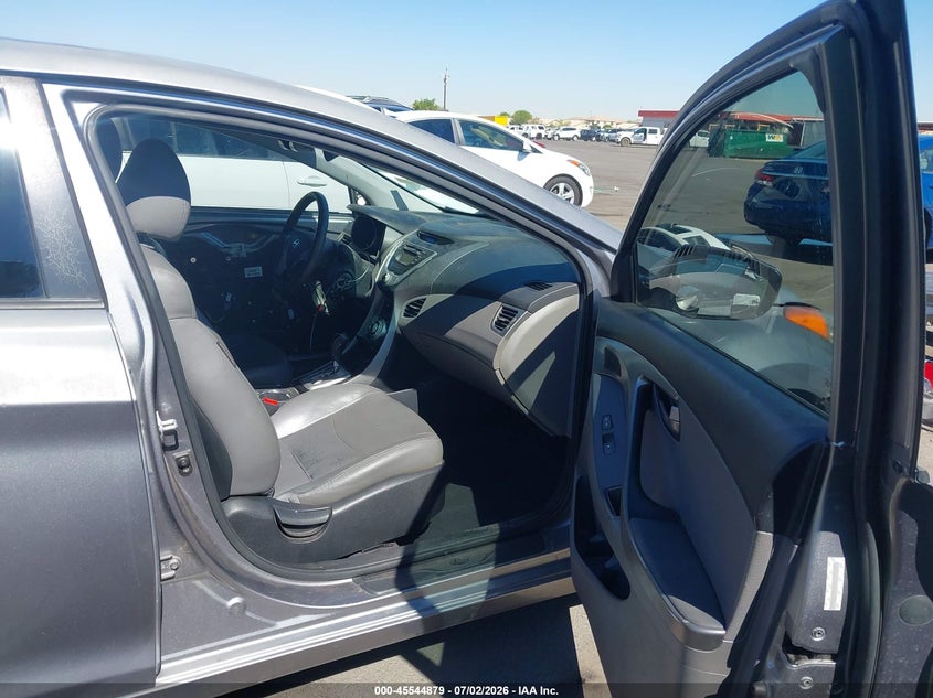 2011 Hyundai Elantra VIN KMHDH4AE2BU152493 IAAI salvage auction — FRONT & REAR, Salvage (Arizona), sold $450 on 2026-07-10 (photo 5)