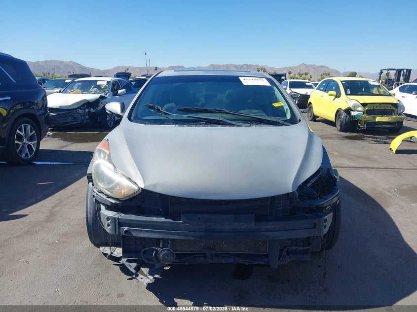 2011 Hyundai Elantra VIN KMHDH4AE2BU152493 IAAI salvage auction — FRONT & REAR, Salvage (Arizona), sold $450 on 2026-07-10 (photo 6)