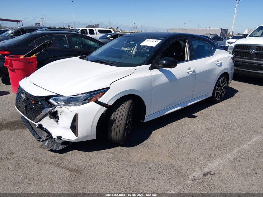 2025 Nissan Sentra VIN 3N1AB8DV9SY367445 IAAI salvage auction — LEFT FRONT, Salvage Title, sold $7,600 on 2026-07-29 (photo 2)