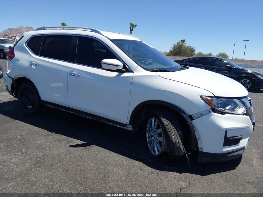 2017 Nissan Rogue VIN KNMAT2MT0HP511982 IAAI salvage auction — FRONT END, Salvage (Nevada), sold $1,125 on 2026-07-31 (photo 1)