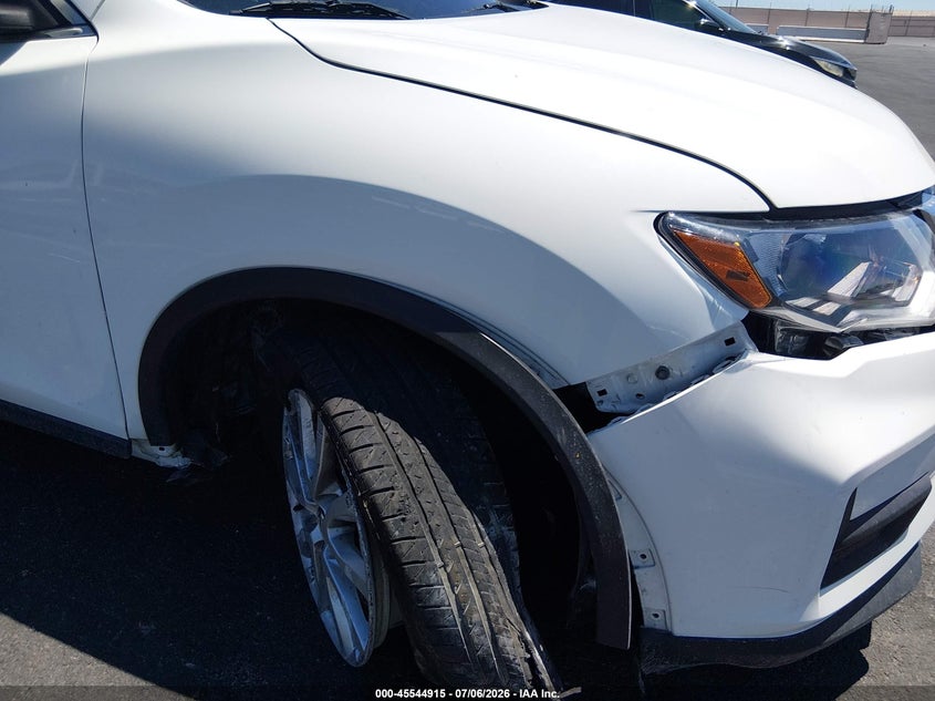 2017 Nissan Rogue VIN KNMAT2MT0HP511982 IAAI salvage auction — FRONT END, Salvage (Nevada), sold $1,125 on 2026-07-31 (photo 6)