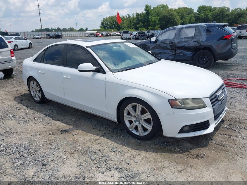 2011 Audi A4 VIN WAUAFAFL4BN011404 IAAI salvage auction — NORMAL WEAR, Clear (Tennessee), sold $400 on 2026-07-30 (photo 1)