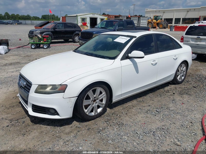 2011 Audi A4 VIN WAUAFAFL4BN011404 IAAI salvage auction — NORMAL WEAR, Clear (Tennessee), sold $400 on 2026-07-30 (photo 2)