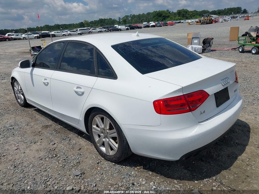 2011 Audi A4 VIN WAUAFAFL4BN011404 IAAI salvage auction — NORMAL WEAR, Clear (Tennessee), sold $400 on 2026-07-30 (photo 3)