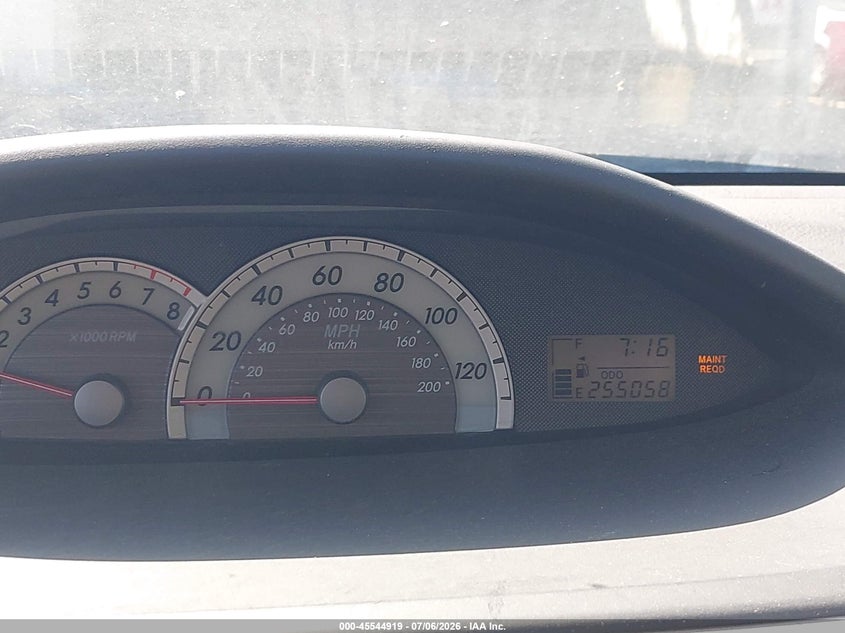 2008 Toyota Yaris VIN JTDBT923681234144 IAAI salvage auction — LEFT REAR, Salvage (California), sold $500 on 2026-07-28 (photo 7)