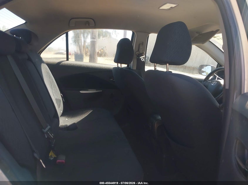 2008 Toyota Yaris VIN JTDBT923681234144 IAAI salvage auction — LEFT REAR, Salvage (California), sold $500 on 2026-07-28 (photo 8)
