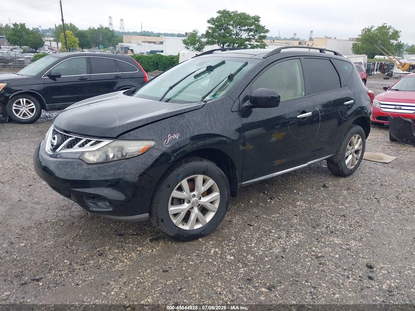 2013 Nissan Murano VIN JN8AZ1MW4DW319424 IAAI salvage auction — REAR END, Salvage (Pennsylvania), sold $25 on 2026-07-24 (photo 2)