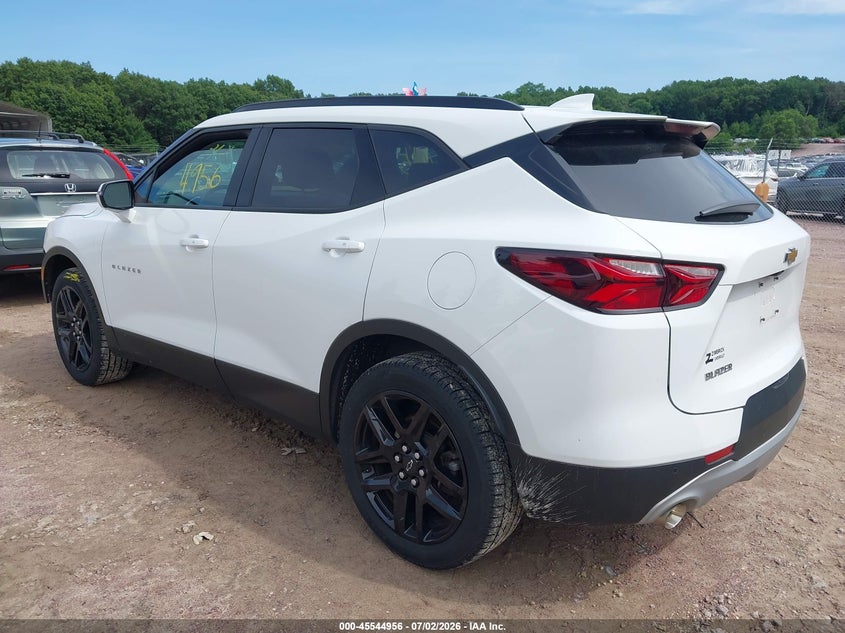 2022 Chevrolet Blazer VIN 3GNKBDRS6NS209149 IAAI salvage auction — FRONT END, Salvage Title, sold $7,000 on 2026-07-26 (photo 3)