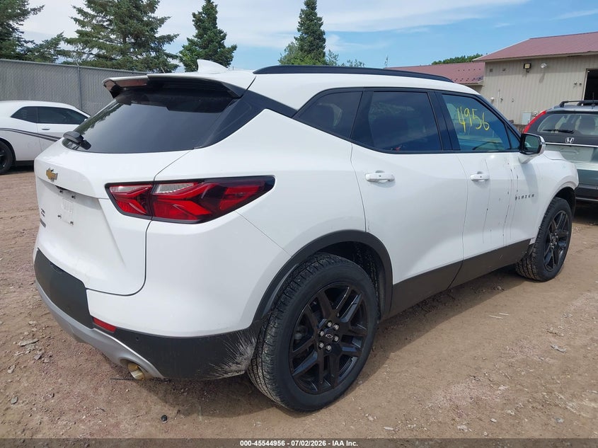 2022 Chevrolet Blazer VIN 3GNKBDRS6NS209149 IAAI salvage auction — FRONT END, Salvage Title, sold $7,000 on 2026-07-26 (photo 4)
