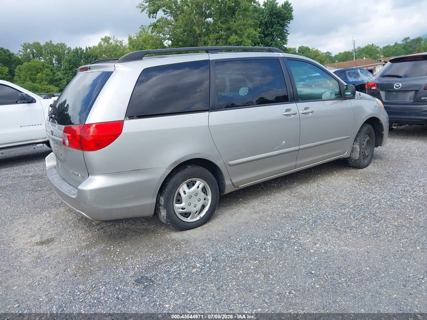 2006 Toyota Sienna VIN 5TDZA23C56S436175 IAAI salvage auction — NORMAL WEAR, Clear (Virginia), sold $475 on 2026-07-14 (photo 4)