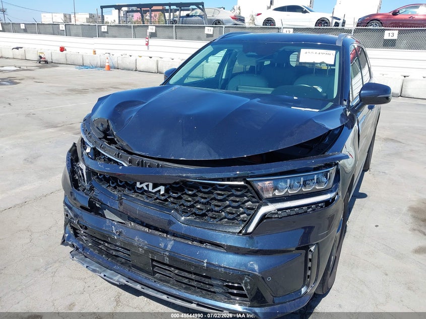 2024 Kia Sorento VIN KNDRH4LG9R5260316 IAAI salvage auction — FRONT END, Salvage Title, sold $9,200 on 2026-07-22 (photo 6)