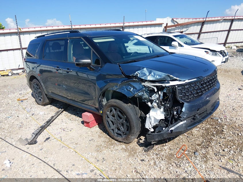 2026 Kia Carnival VIN KNDNE5KA6T6099371 IAAI salvage auction — FRONT END, Salvage (Arkansas), sold $14,600 on 2026-07-30 (photo 1)
