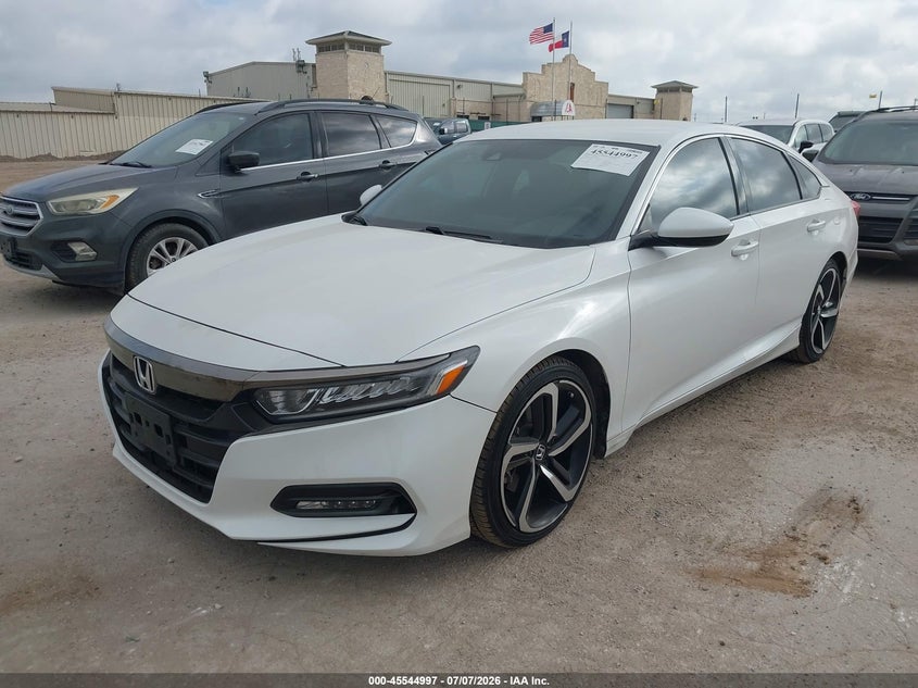 2019 Honda Accord VIN 1HGCV1F36KA107462 IAAI salvage auction — THEFT, Original (Texas), sold $10,000 on 2026-07-27 (photo 2)