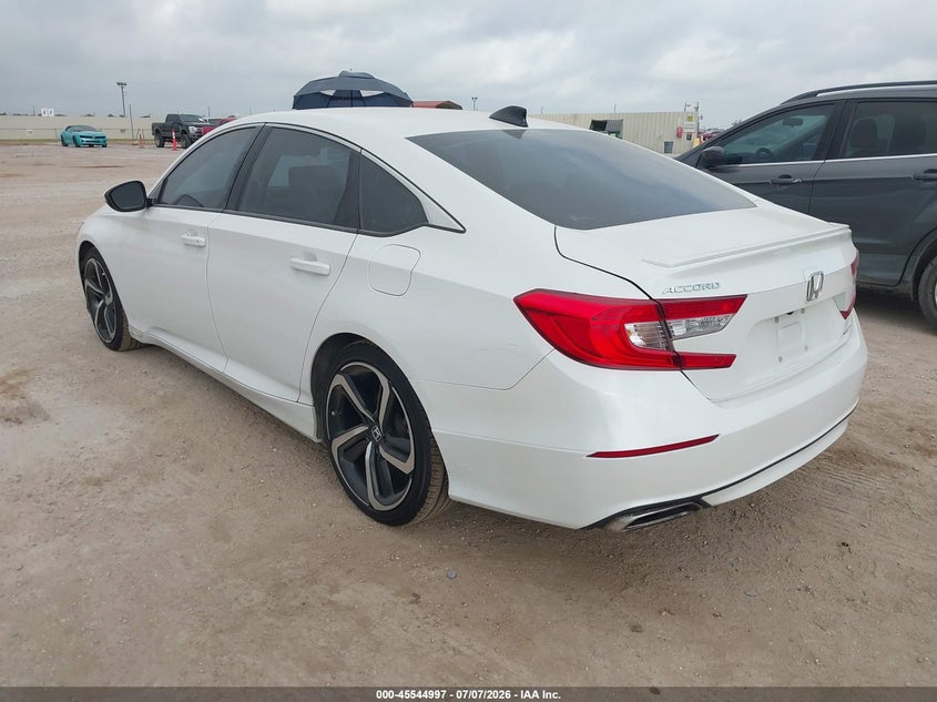2019 Honda Accord VIN 1HGCV1F36KA107462 IAAI salvage auction — THEFT, Original (Texas), sold $10,000 on 2026-07-27 (photo 3)
