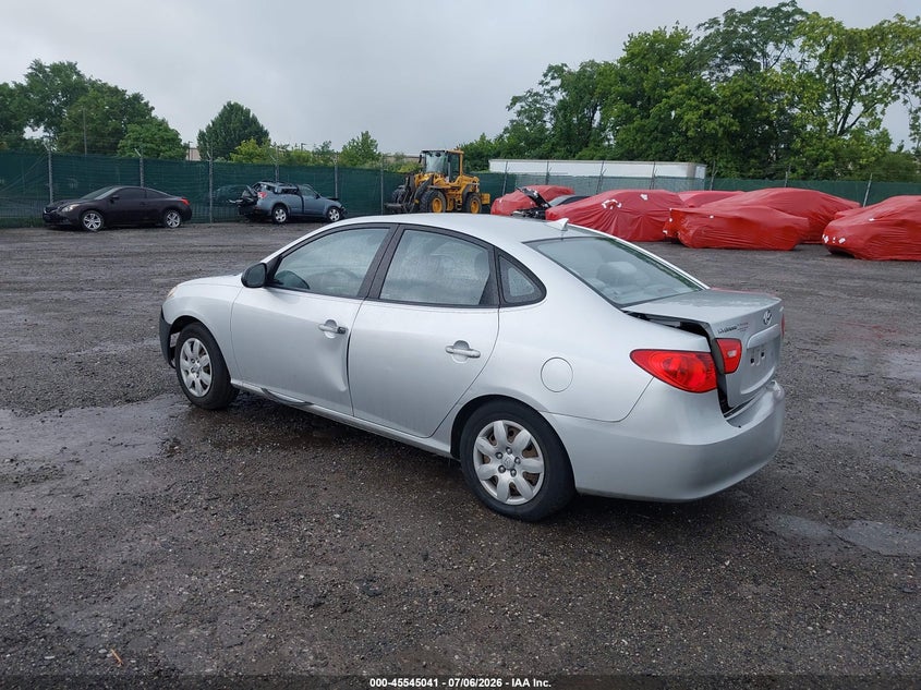 2009 Hyundai Elantra VIN KMHDU46DX9U675721 IAAI salvage auction — REAR END, Salvage (Pennsylvania), sold $350 on 2026-07-24 (photo 3)