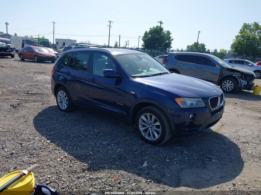 2013 BMW X3 VIN 5UXWX9C53D0A09090 IAAI salvage auction — NORMAL WEAR, Clear (Pennsylvania), sold $750 on 2026-07-31 (photo 1)
