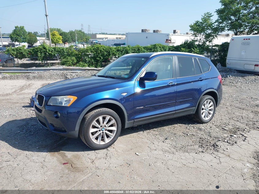 2013 BMW X3 VIN 5UXWX9C53D0A09090 IAAI salvage auction — NORMAL WEAR, Clear (Pennsylvania), sold $750 on 2026-07-31 (photo 2)