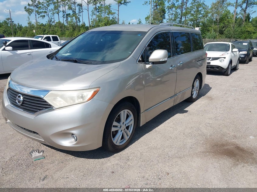 2013 Nissan Quest VIN JN8AE2KP1D9062220 IAAI salvage auction — NORMAL WEAR, Clear (Florida), sold $1,400 on 2026-07-14 (photo 2)
