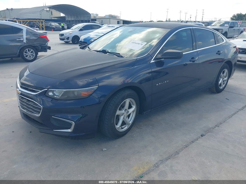 2016 Chevrolet Malibu VIN 1G1ZB5ST5GF282321 IAAI salvage auction — FRONT END, Salvage (Texas), sold $1,200 on 2026-07-19 (photo 2)