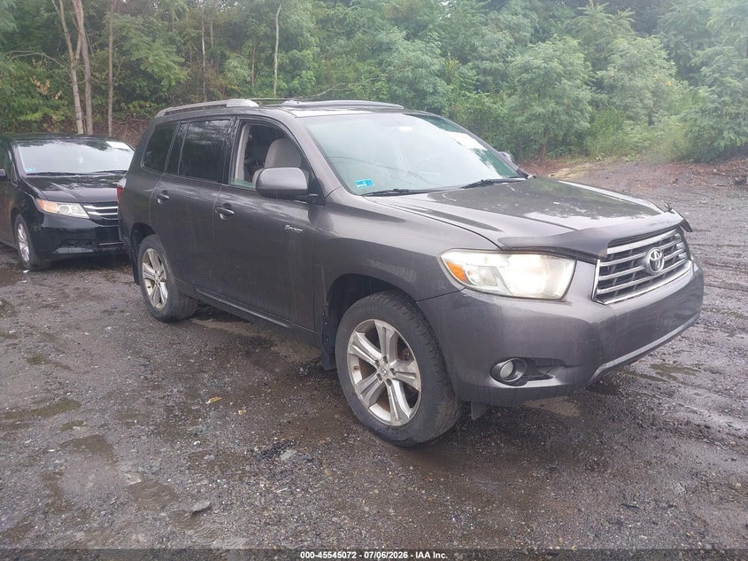 2009 Toyota Highlander VIN JTEES43A392123798 IAAI salvage auction — NORMAL WEAR, Clear (Rhode Island), sold $2,225 on 2026-07-28 (photo 1)