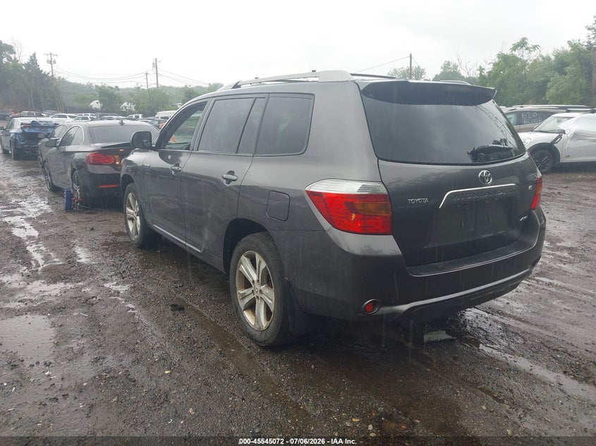 2009 Toyota Highlander VIN JTEES43A392123798 IAAI salvage auction — NORMAL WEAR, Clear (Rhode Island), sold $2,225 on 2026-07-28 (photo 3)
