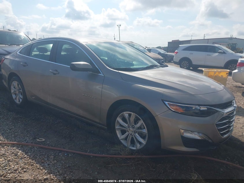 2025 Chevrolet Malibu VIN 1G1ZD5ST3SF116284 IAAI salvage auction — LEFT SIDE, Enterprise Vehicles Clear Only (Florida), sold $9,750 on 2026-07-15 (photo 1)