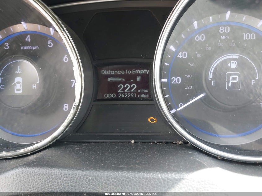 2011 Hyundai Sonata VIN 5NPEC4AC2BH061935 IAAI salvage auction — NORMAL WEAR, Clear (Indiana), sold $350 on 2026-07-29 (photo 7)