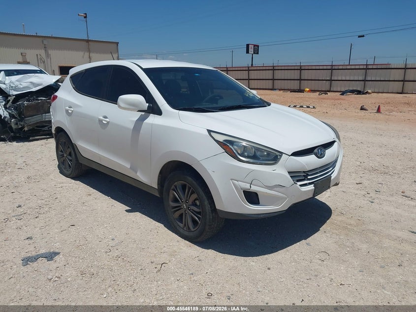 2015 Hyundai Tucson VIN KM8JTCAF2FU977167 IAAI salvage auction — NORMAL WEAR, Original (Texas), sold $1,450 on 2026-07-16 (photo 1)