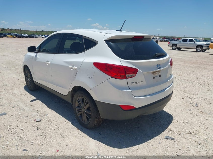 2015 Hyundai Tucson VIN KM8JTCAF2FU977167 IAAI salvage auction — NORMAL WEAR, Original (Texas), sold $1,450 on 2026-07-16 (photo 3)