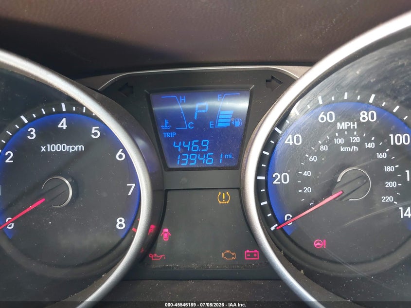 2015 Hyundai Tucson VIN KM8JTCAF2FU977167 IAAI salvage auction — NORMAL WEAR, Original (Texas), sold $1,450 on 2026-07-16 (photo 7)
