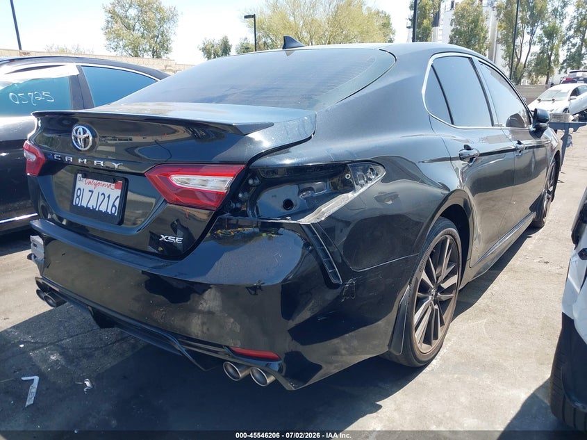 2020 Toyota Camry VIN 4T1K61AK7LU862721 IAAI salvage auction — LEFT REAR, Salvage Certificate (California), sold $5,600 on 2026-07-26 (photo 4)