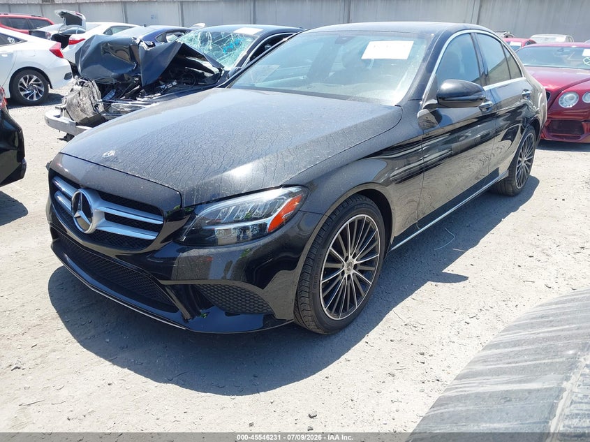 2021 Mercedes-benz C-klasse VIN W1KWF8DB7MR631144 IAAI salvage auction — RIGHT REAR, Salvage Certificate (California), sold $6,500 on 2026-07-22 (photo 2)